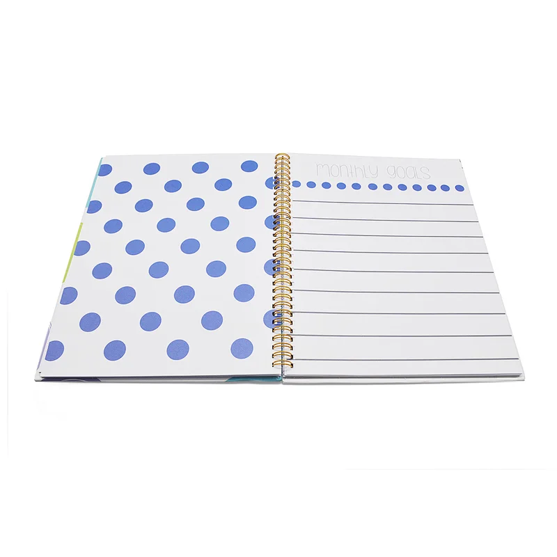 Jame Books Printing planners and spiral notebooks custom yo daily weekly planner
