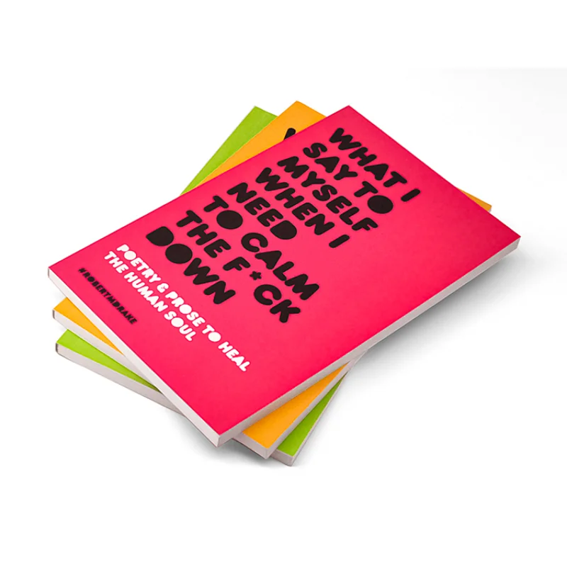 Printing Soft Cover English Prose and Poetry Books Publisher Printing Service OEM Custom