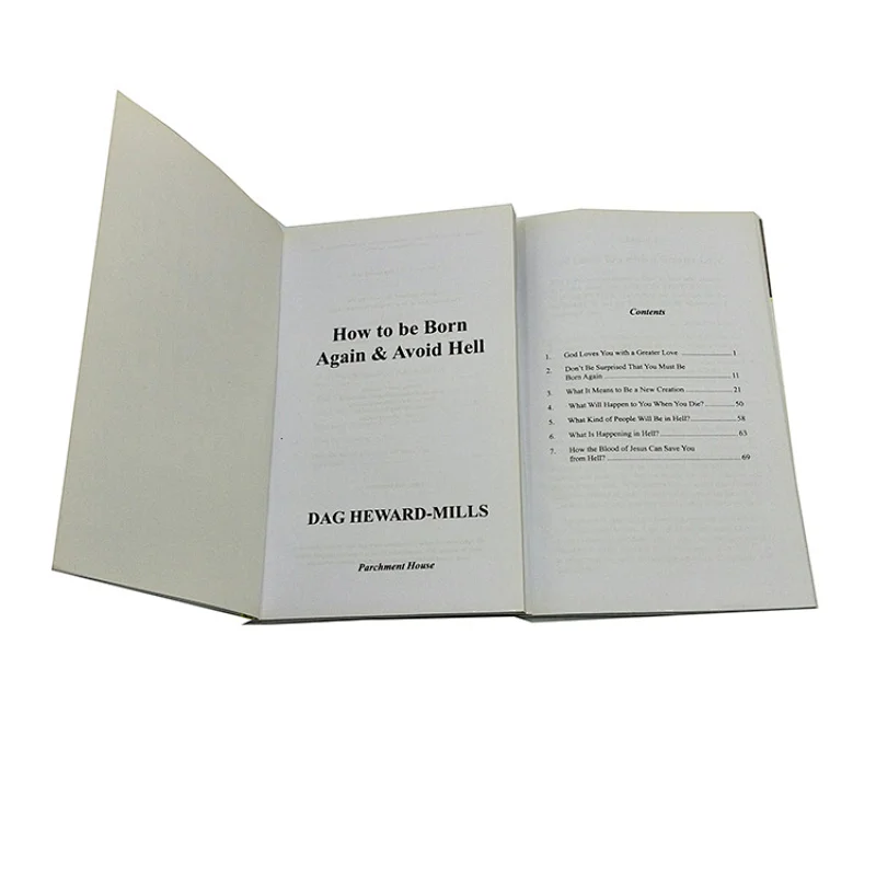 hot sell Novel Fiction English Book Printing  : How To Be Born Again & Avoid Hell