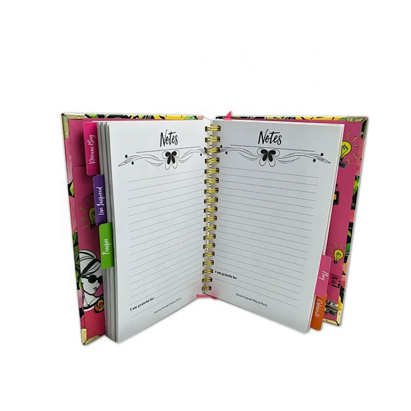 2021 Jame Factory printing  spiral notebooks custom planners  notebook   journal wedding planner