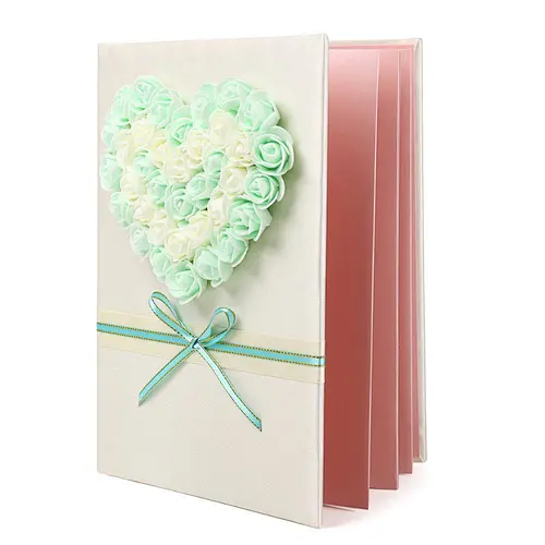 Wholesale Wedding Guest Book with High Quality Gift Box