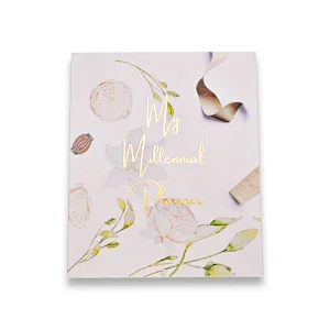 Ring Rose Gold Foil Spiral Steel Gift Packaging Art Paper Paper Material Hardbound Gift Box Packaging Recyclable Shaped Box