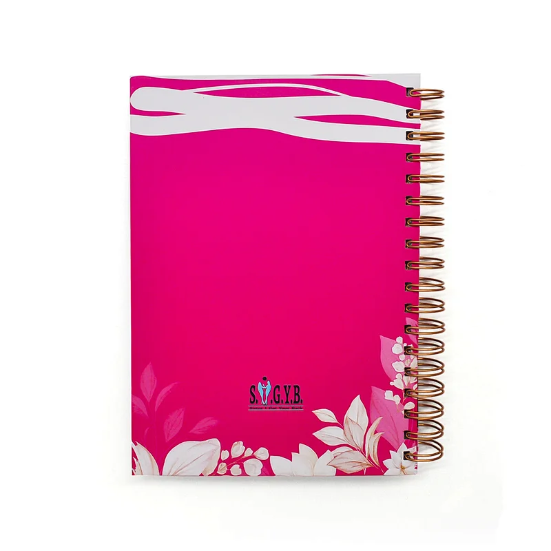 Customized logo Spiral Binding notbooks Size Hardcover budget planner Organizer journal printing