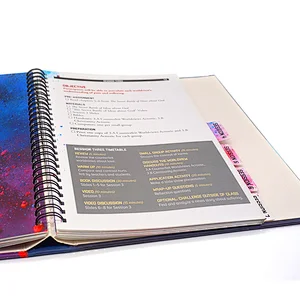 Jame Printing book binding planner print  Beautiful color cover planner books