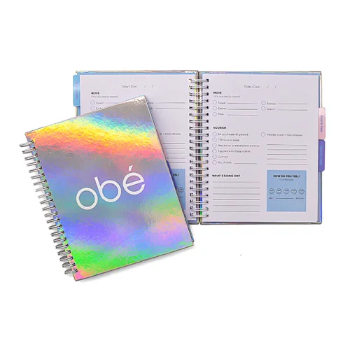 Laser Hardcover  Elastic Band Planners Bbook Custom Printing journal Diary Planner Notebook