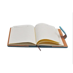 printing service business leather organizer with magnet can custom logo in dembossing/hot foil with card holder and pockets