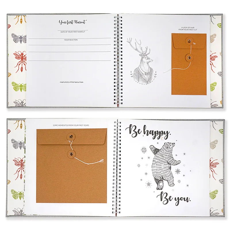 High quality Notebook A5 Planner Custom 2021 Fabric Hardcover with Embossing Envelope Linen 100 sheets, Organizer