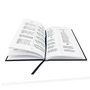 2021 Custom design Jame Books Printing notebook planner publishing books With ribbon