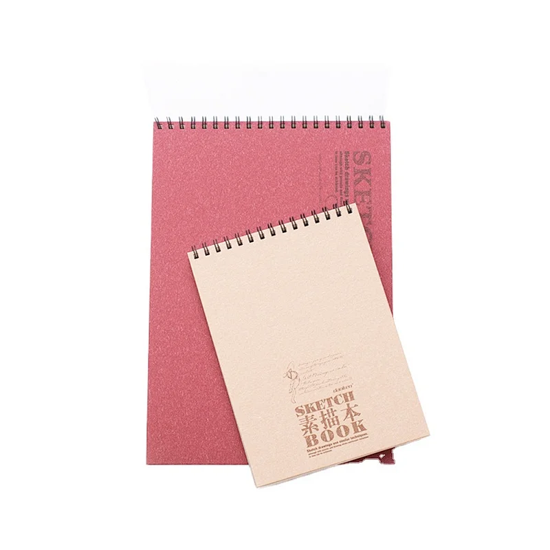 Student Book Drawing Book Notebook Paper  Leather PU Leather Gouache Paint notebook journal