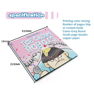Jame Printing  kid Coloring Book Lamination customize books cove Story Board Book For Children