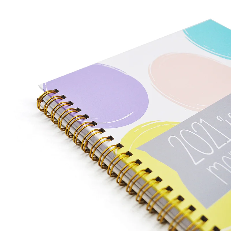 Jame 2021 Hot Sale agenda daily weekly hardcover notebook Planner with fancy sticks