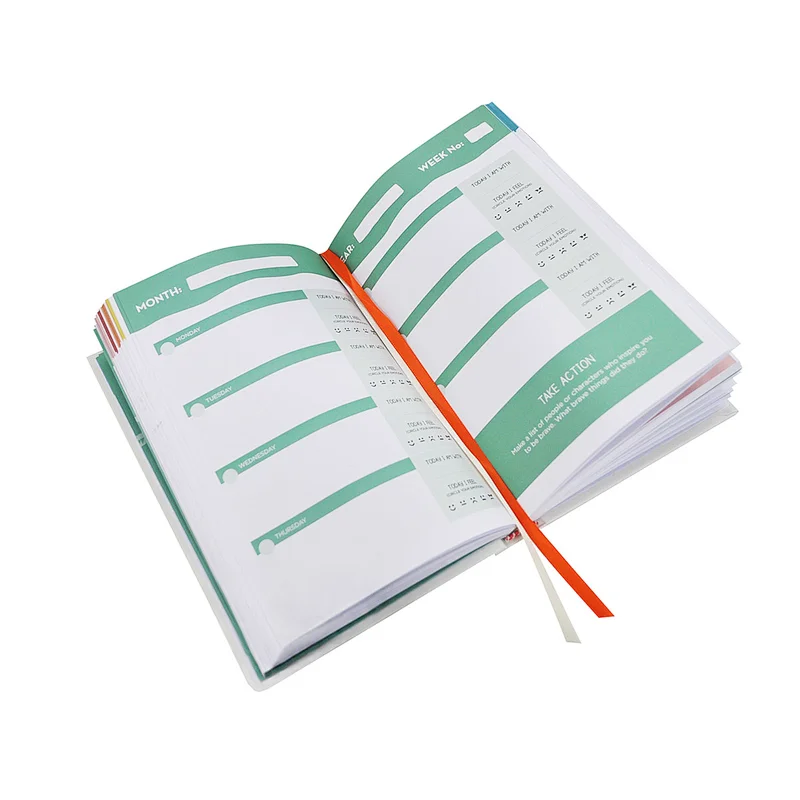 2021 Factory Customization Printing Budget Planner Journal Book planner agenda diary calendar notebook