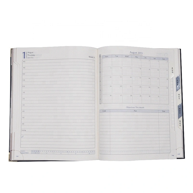 Daily Planner Top Quality Weekly Planner A4 A5 Custom Planner Printing Wholesale Price Offset Printing Book Offest Printing