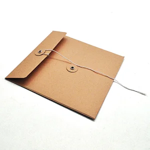 Custom Logo Hot Selling 4A Cowhide File Bags Wall Envelope With Protective Cover