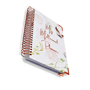 Jame Books Printing 2021 wedding planner  YO printing day hardcover notebook planner cover With ribbon