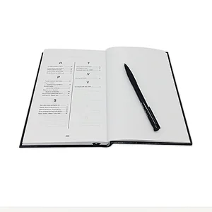 2021 Custom design Jame Books Printing notebook planner publishing books With ribbon