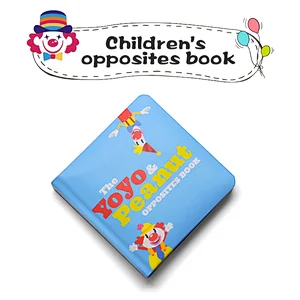 Custom Design Printing Children Learning Book  Baby Board Book  Printing collect book