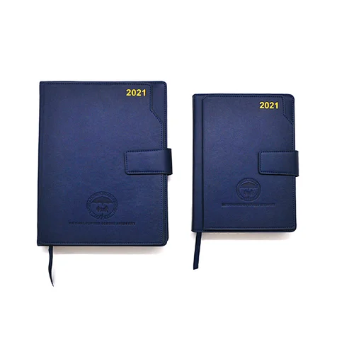 2021Journal book  factory customized leather agendas waterproof cover planner office notebook