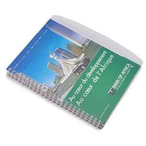 Personalized Printing Wire-o Binding with Hard PVC Cover Business Notebook
