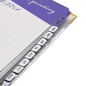 Book printing binding guest book  planner notebook custom print diary journal travel organizer notebook