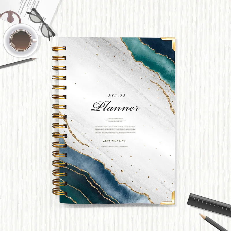 Jame Printing 2021 wedding planner YO journal notebook financial stickers note book diary for planner