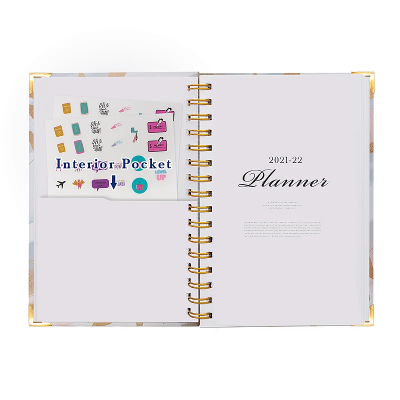 Jame Books Printing planners and spiral notebooks custom yo journal  daily weekly planner