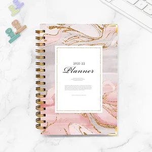 custom  books printing journals organizer  agenda Hardcover A4 A5 Spiral Daily journal planner notebook