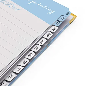 2021 Jame printing service spiral  print notes book  wedding planner day planner hardcover notebook planner gift set