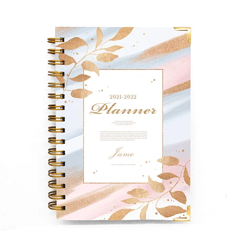 Jame Books Printing planners and spiral notebooks custom yo journal  daily weekly planner