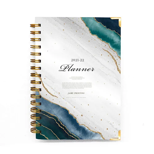 Jour Jame book printing bookbinding custom diary agenda planner organizer noteobok  journal for gift