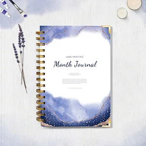 Book printing binding guest book  planner notebook custom print diary journal travel organizer notebook