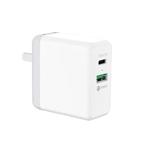 USB C PD3.0 and QC3.0 2 in 1 Travel Charger