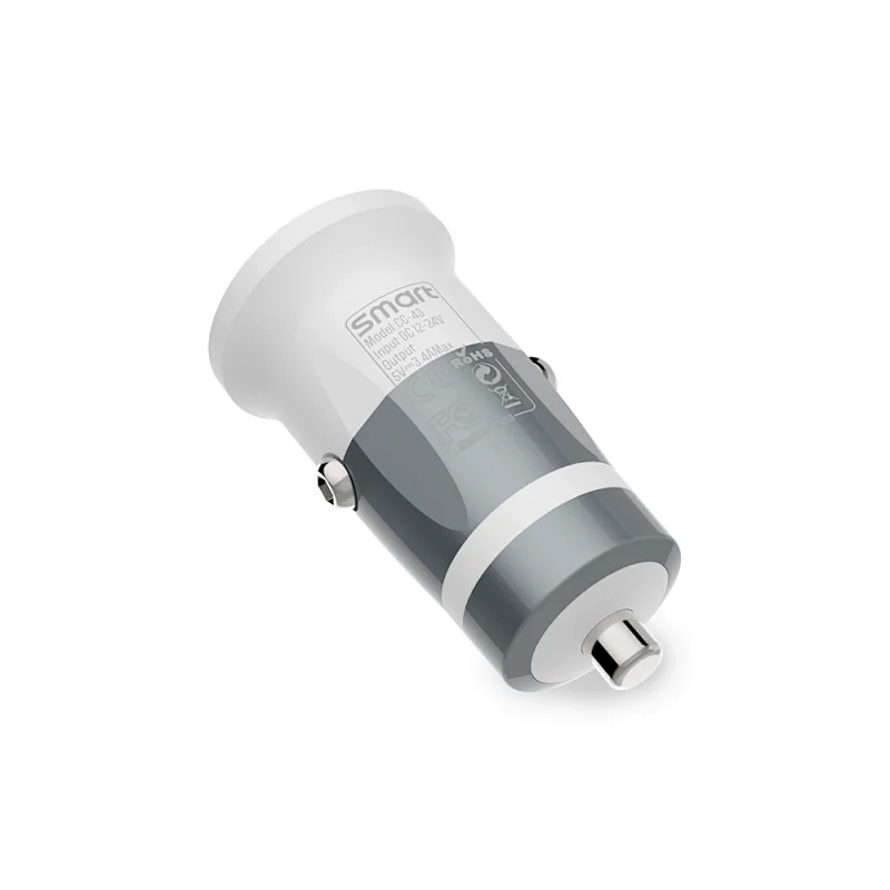 Mini Design 3.4A Dual USB Car Charger