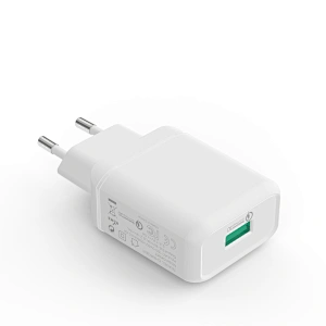1 chargeur de voyage rapide USB QC3.0