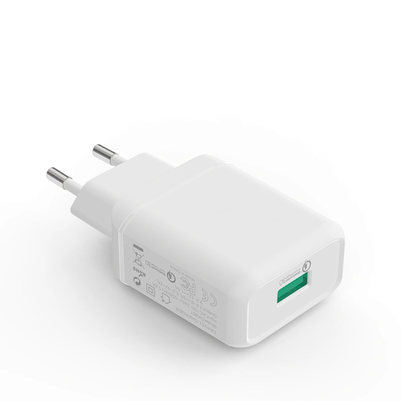 1 chargeur de voyage rapide USB QC3.0