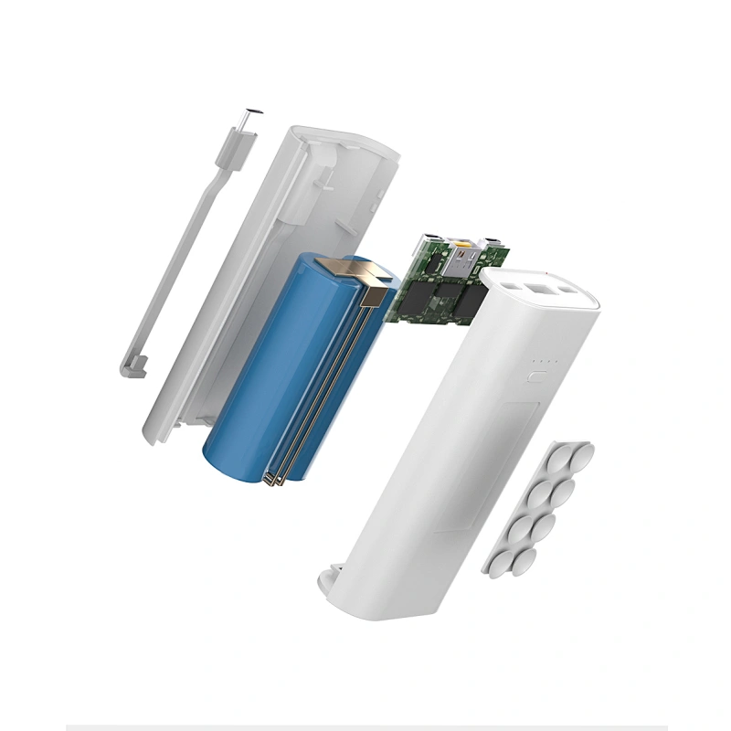 Banco de potencia con ventosa PD + QC de 10000 mAh + ventilador USB opcional