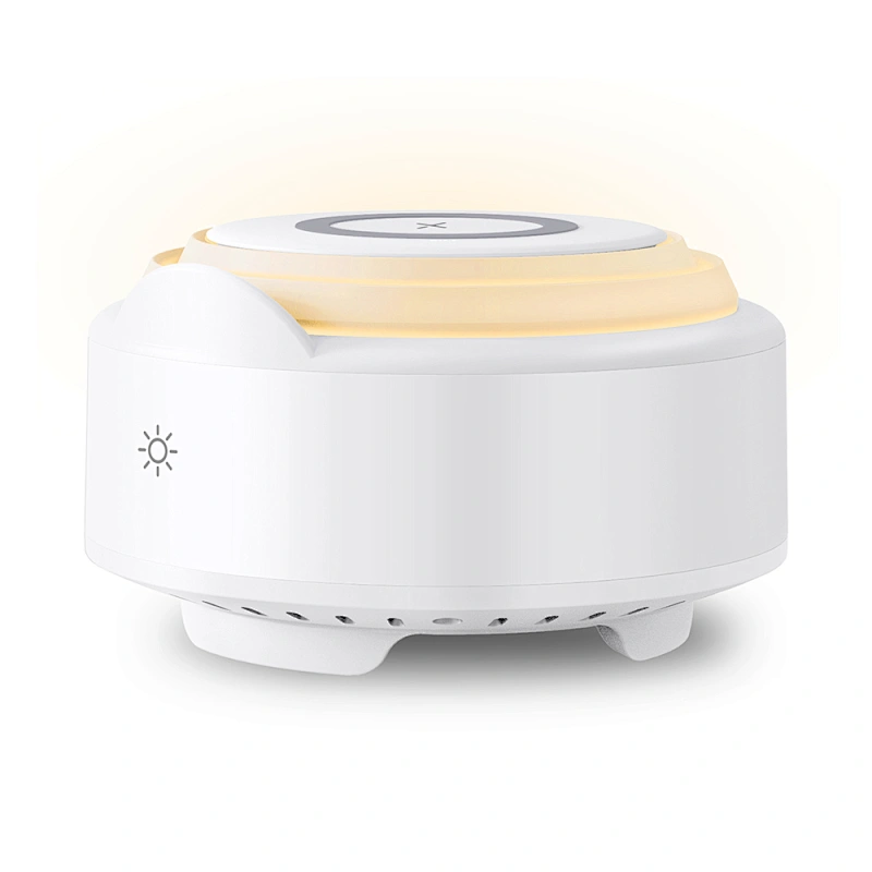Chargeur sans fil multifonction avec haut-parleur et veilleuse