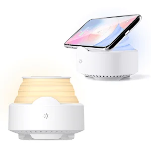 Multi Function Wireless Charger with Speaker and Night Light