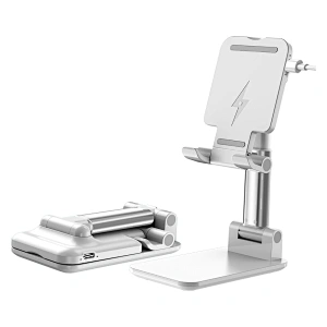 Chargeur sans fil rapide pliable 10W Support de téléphone en métal