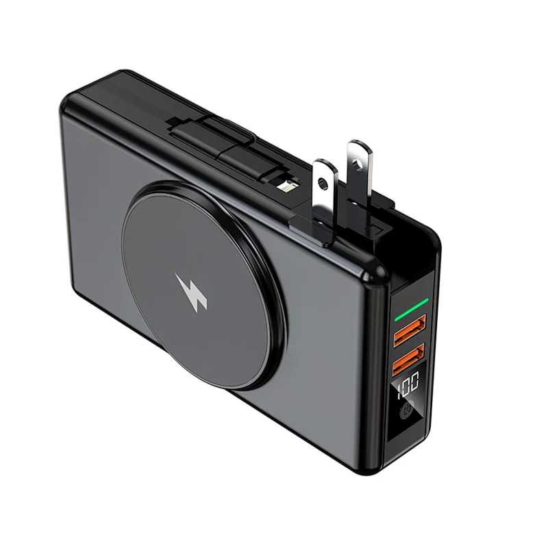20000mAh Fast Charging PD Magsafe Worldwide AC Power Bank All-in-1 Charger