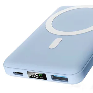 Ultra Compact 5000mAh Mag-Safe Wireless Power Bank