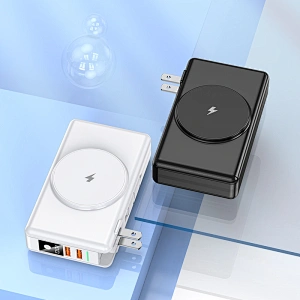 cargador todo-en-1 del banco mundial de la corriente alterna del paladio Magsafe del paladio de carga rápida 20000mAh
