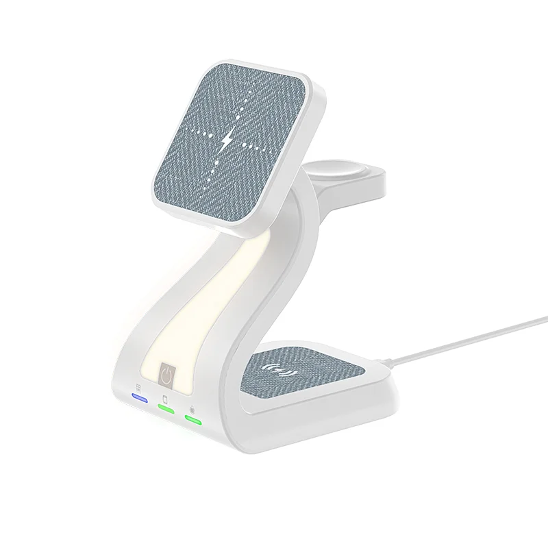 Magnetic 3 in 1 Wireless Charger with Night Light