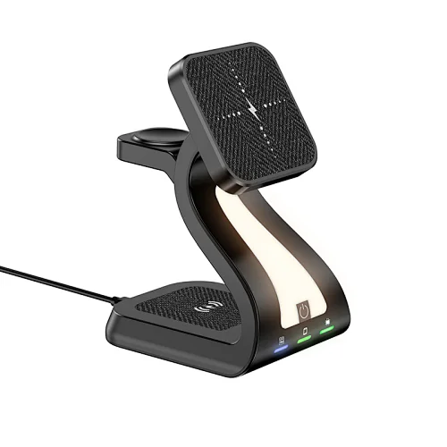 Magnetic 3 in 1 Wireless Charger with Night Light