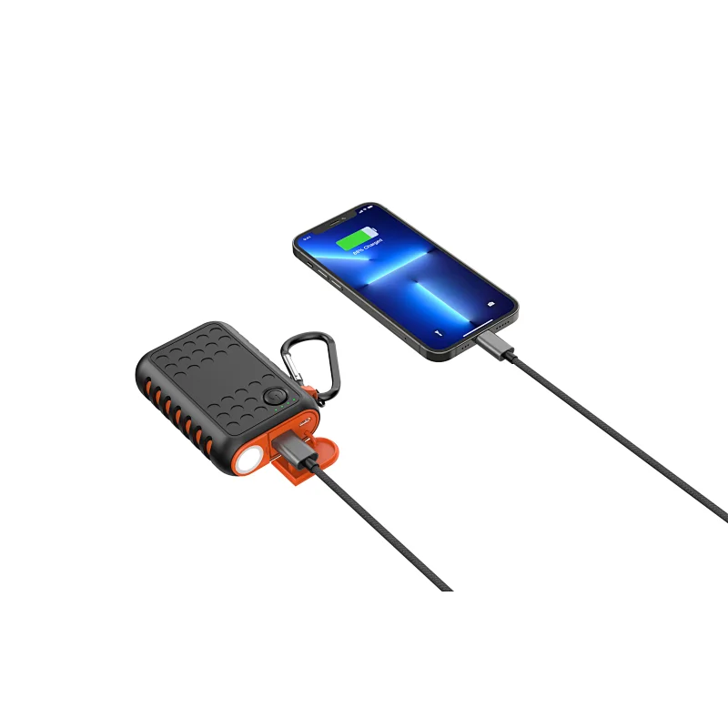10050mAh PD18W  IP66 Waterproof Outdoor Power Bank