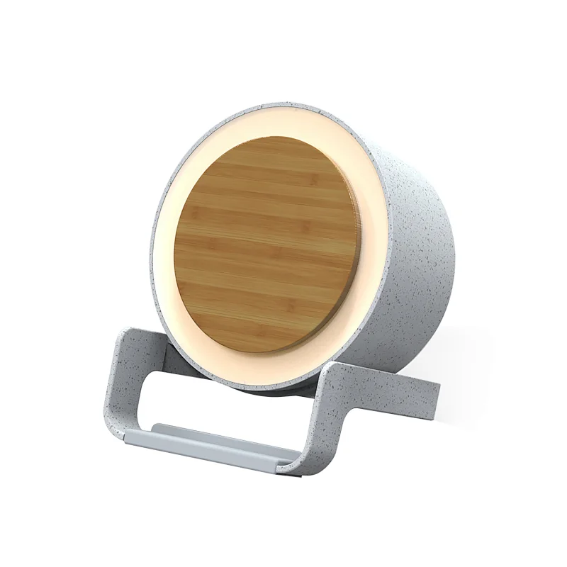 Bluetooth Speaker 10W wireless Charger with Night Lamp