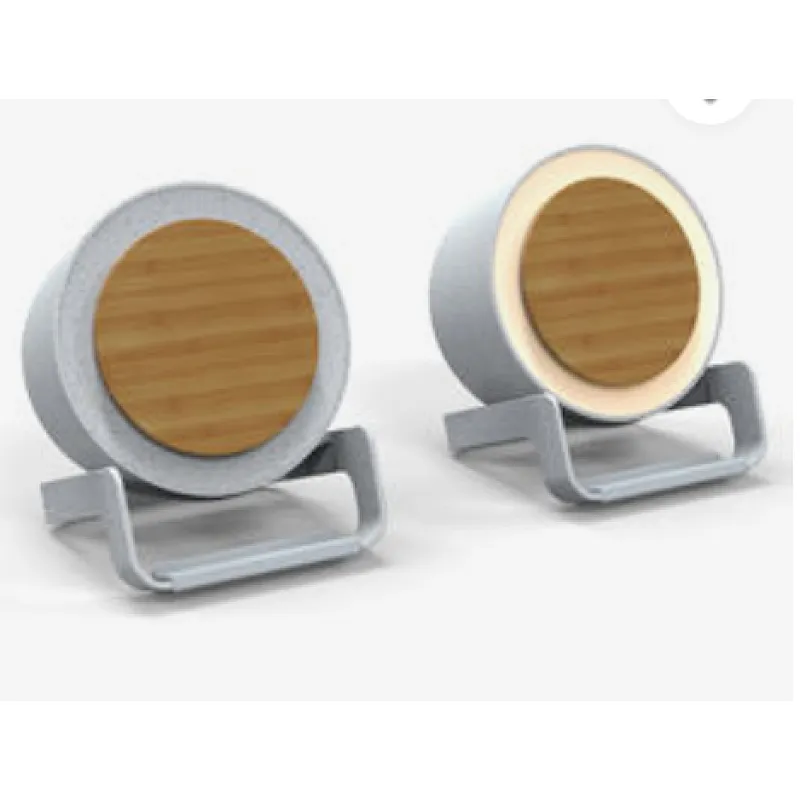 Altavoz Bluetooth Cargador inalámbrico de 10 W con lámpara de noche