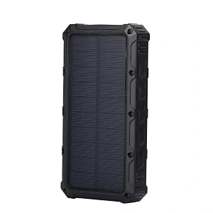 頑丈なワイヤレス充電ソーラーパワーバンク24000mAh