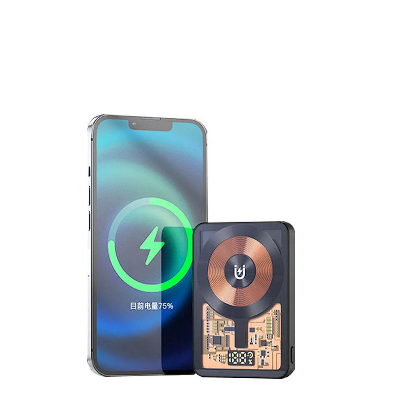 Banco de energía inalámbrico magnético de 5000 mAh