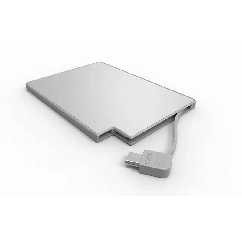 Banque d'alimentation ultra-mince de 10 000 mAh avec câble intégré